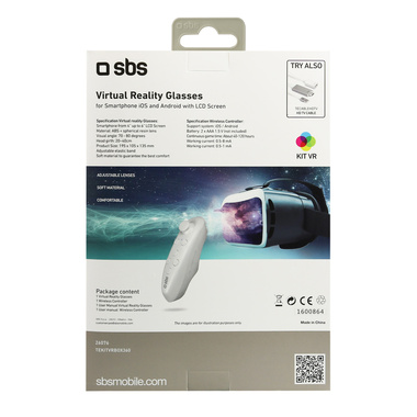 Casque de réalité virtuelle et joystick pour smartphones