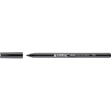 EDDING Fasermaler 1300 color pen 2mm 1300-1 schwarz