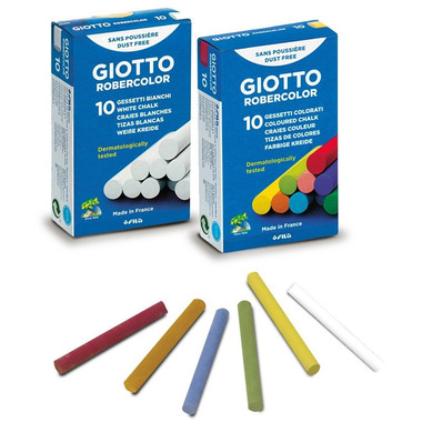 GIOTTO Kreiden Robercolor 538700 weiss 10 Stück