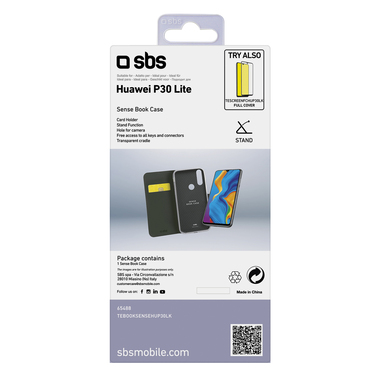 Book case for Huawei P30 Lite with stand function