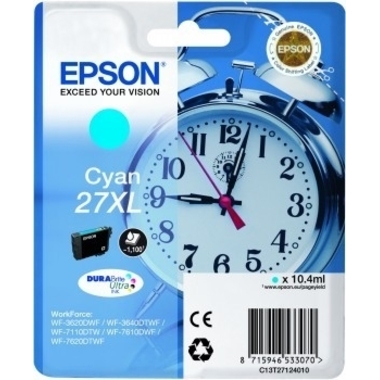 EPSON Cart. d'inchiostro XL cyan T271240 WF 3620/7620 1100 pagine