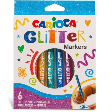 CARIOCA Fasermaler 42190 Glitter E-6