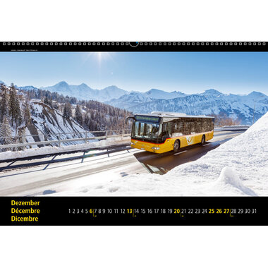 PostAuto-Kalender 2026 von Calendaria