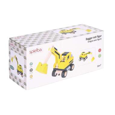 Spielba Holzspielwaren Pelleteuse avec figurine