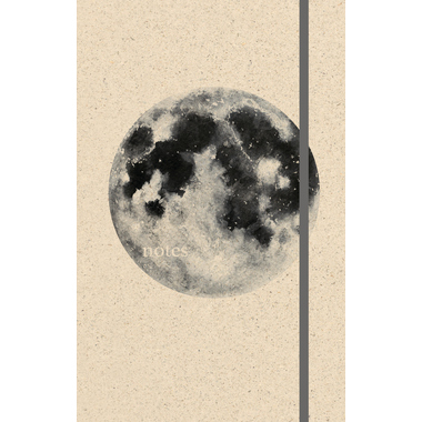 NATUR VERLAG Taccuino hardcover 13x21cm 10911N Moon, in bianco