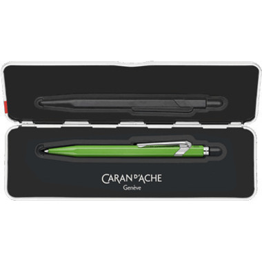 CARAN D'ACHE Stylo à bille 849 Pop Line 849.730 vert, avec boite métal