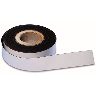 MAGNETOPLAN Nastro magnetica 51053325 bianco 30mx25mmx0.6mm