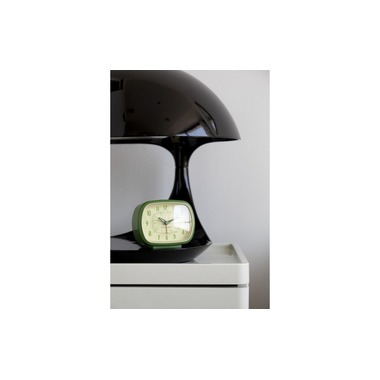 Kikkerland Klassischer Wecker Grün/Beige