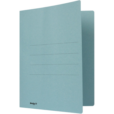 BIELLA Einlagemappe m. Heftzunge A4 25040305U blau 240g/m2 50 Stück