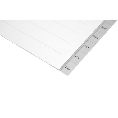 BIELLA Register PP A4 47141391U grau Jan-Déc FR