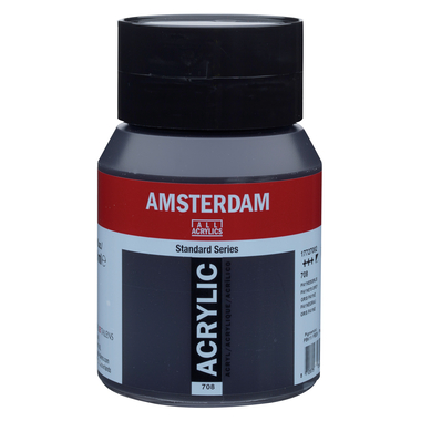 AMSTERDAM Peinture acrylique 500ml 17727082 gris payne 708