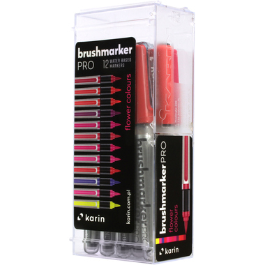 KARIN Brush Marker PRO 27C4 Flower colours 12 Stück