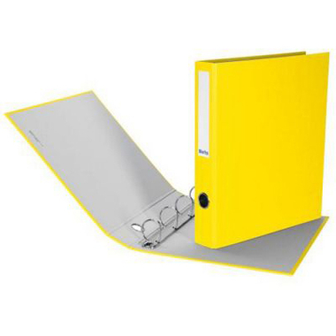 BIELLA Zeigebuch Dinor-Quatro 4cm 12644420U gelb, 4-Ring A4