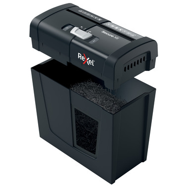 REXEL Aktenvernichter Secure 2020122EU X6, P-4, 10lt