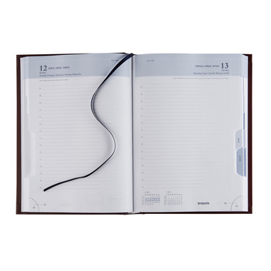 BREPOLS Agenda Minister Lima Ku. 2026 0.218.1256 1G/1P nero 14.8x21cm