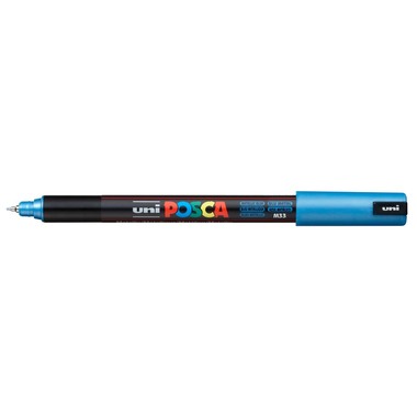 UNI-BALL Fineliner Posca 0.7mm PC1MRMET.BLU Metallic blau