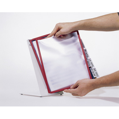 DURABLE Displaysystem VARIO Table 10 557000 farbig, 10 Sichttafeln A4