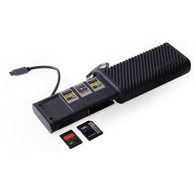 PGYTECH Boîtier de lecteur de cartes haute vitesse CreateMate type A - Noir