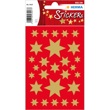 HERMA Sticker Etoile 3927 or 81 pcs./3 flls.
