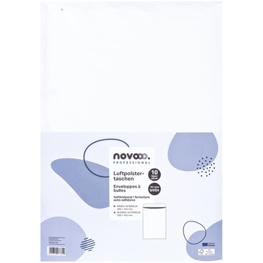 NOVOOO Busta imbottita Gr.9 E-1712152 bianco, 320x455mm 10 pezzi
