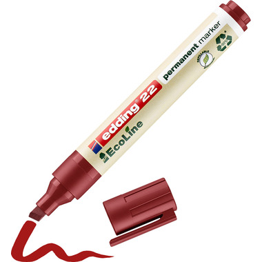 EDDING Permanent Marker 22 1.0-5.0mm 22-2 rot