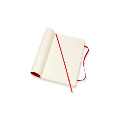 MOLESKINE Notizbuch Classic SC Large 002854658 scharl.rot, blanco 192 Blatt