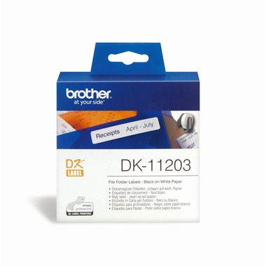 PTOUCH Ordner-Etichette 17x87mm DK-11203 QL-500/550 300 pezzi/rotolo