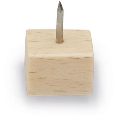 MAGNETOPLAN Design Pinwand-Nadeln 25 Stück 111165549 Wood Series, Birke 18x13x13mm