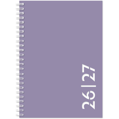 SIMPLEX Schüleragenda Colors 26/27 40133S4.27 1W/2S 17M lavendel 12x16.5cm