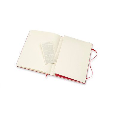 MOLESKINE Taccuino Classic HC XL 002855082 scharl.rot, rigato 192 fogli
