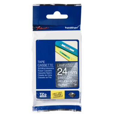 PTOUCH Ruban blanc/argent TZEPR955 PT-P710BT 24mm