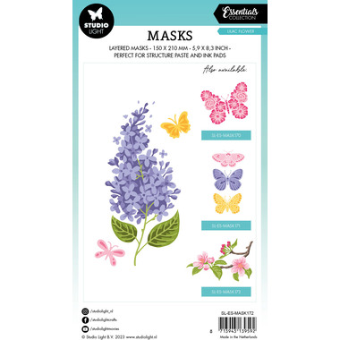 SIZZIX Maske 15x21x0.1cm MASK172 Kirschblüte