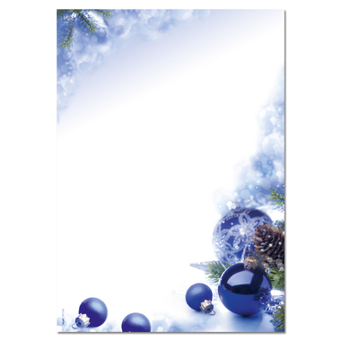 SIGEL Weihnachtspapier A4 DP034/W 90g, Weihnachtskugel 100 Blatt