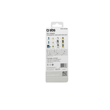 Adapter kit for sim mobile phones and smartphones, includes adapter Nano/Micro-SIM Micro/Normal-sim Nano/normal-sim, key