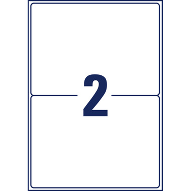 AVERY ZWECKFORM Étique.univers. 199,6x143,5mm L4734REV-25 blanc 60 pcs./25 + 5 flls.