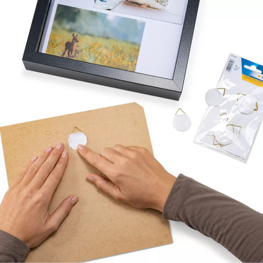 HERMA Bildaufhänger 34.5mm 5752 Messing 10 Stück