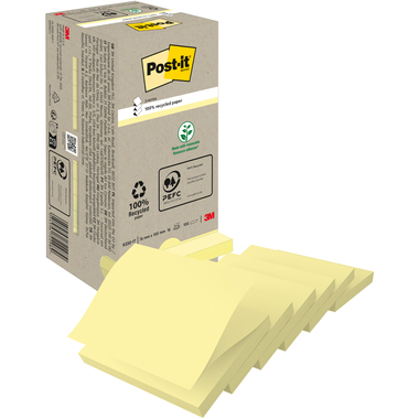 POST-IT Green Z-Notes 76x76mm R330-1T Recycling, 100 fogli 16 pezzi