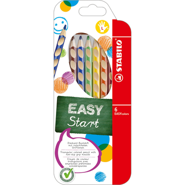 STABILO Farbstifte EASYcolors 331/6 6 Farben L