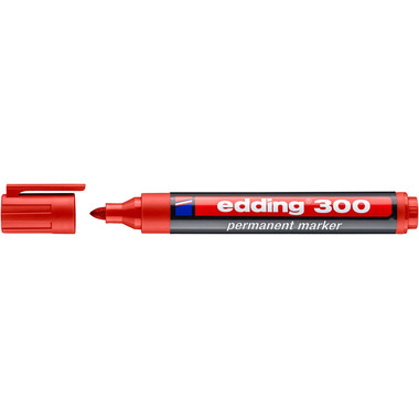 EDDING Permanent Marker 300 1,5-3mm 300-2 rot