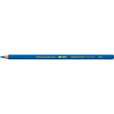 CARAN D'ACHE Crayon coul. Supracolor 3,8mm 3888.370 bleu gentiane