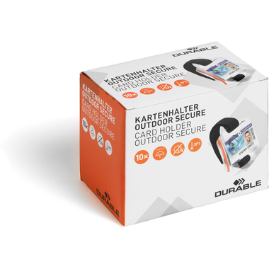 DURABLE Kartenhalter Outdoor Secure 841419 10 Stück