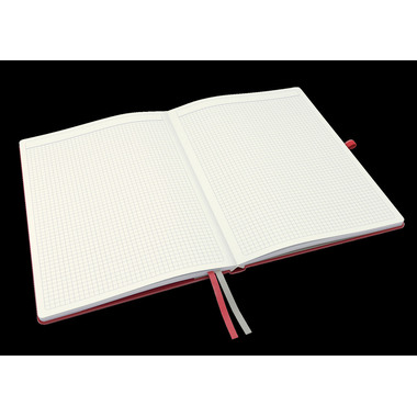 LEITZ Taccuino Complete A4 4471-00-25 rosso, quadri 5mm 80 fogli