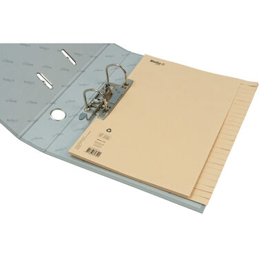 BIELLA Bauabrechnungsregister A4 46442600U braun blanko 26-teilig