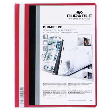 DURABLE Angebotshefter DURAPLUS 257903 für 100 Blatt A4 rot