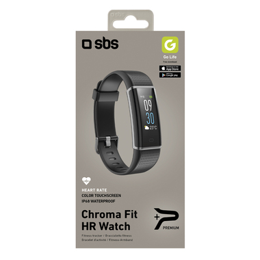 Fitness tracker with colour LCD screen