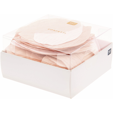 RICO DESIGN Confettis pétales de rose 20g 400883 crêp, rose 45x75mm