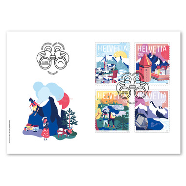 First-day cover «Swiss attractions»