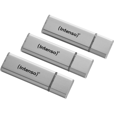 INTENSO USB-Stick Alu Line 3x 16GB 3521473 USB 2.0 silver