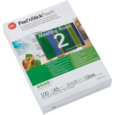 GBC Pochettes à plastifier A5 3747244 brillant, 125my 100 pcs.