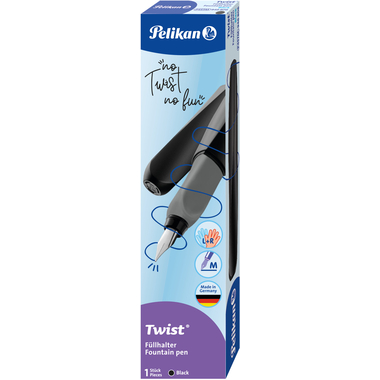PELIKAN Füllhalter Twist P457 946806 schwarz